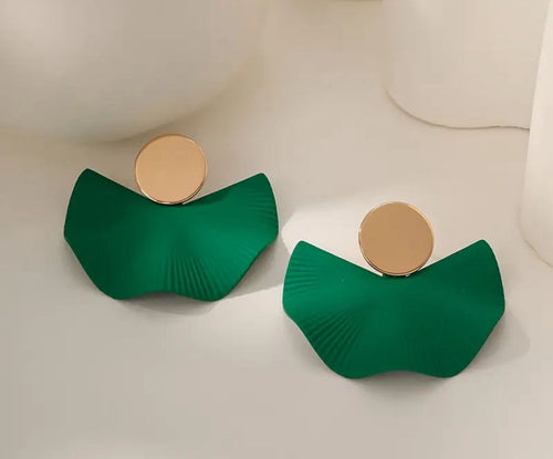 Nomira Green Earrings