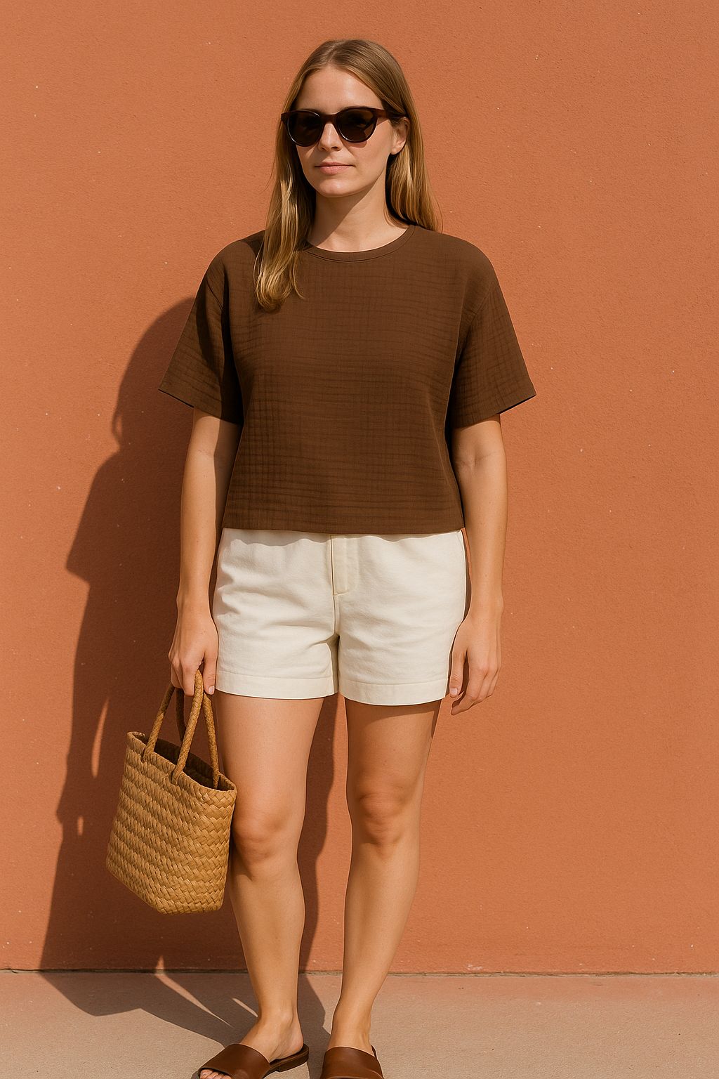 Double Layered Muslin T-Shirt