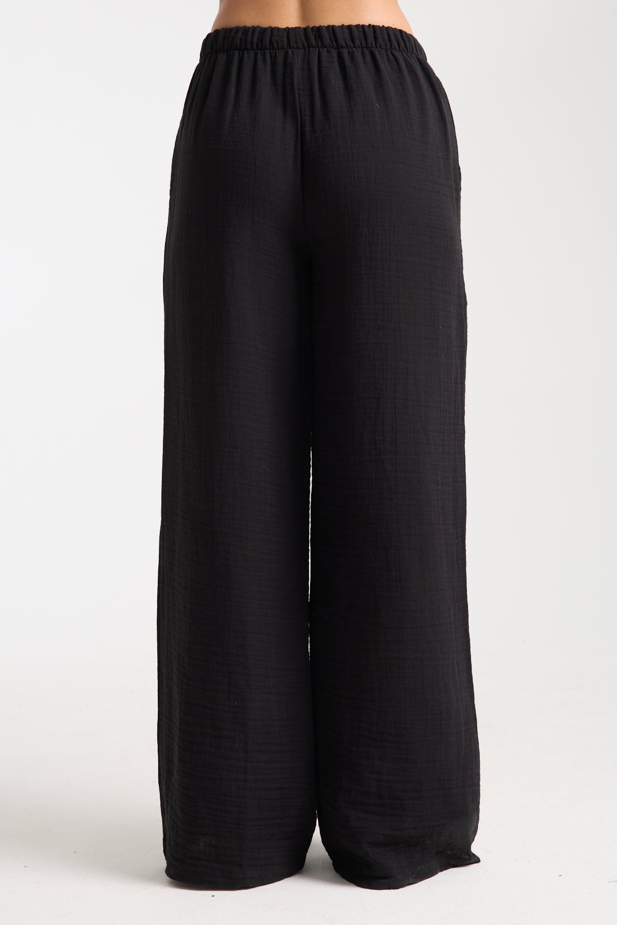 Double Layered Muslin Wide Leg Trousers