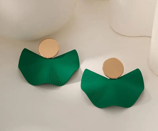 Nomira Green Earrings