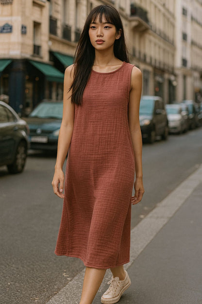 Four-Layered Muslin Dress