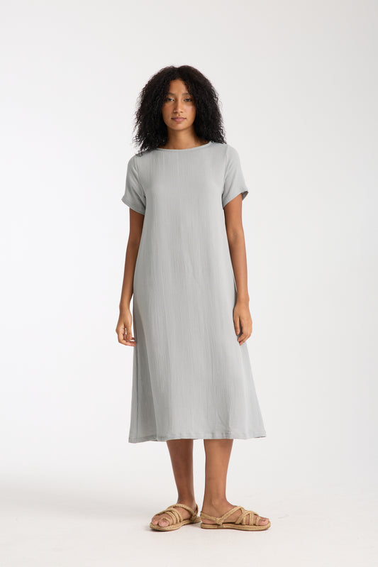 Double Layered Muslin Dress