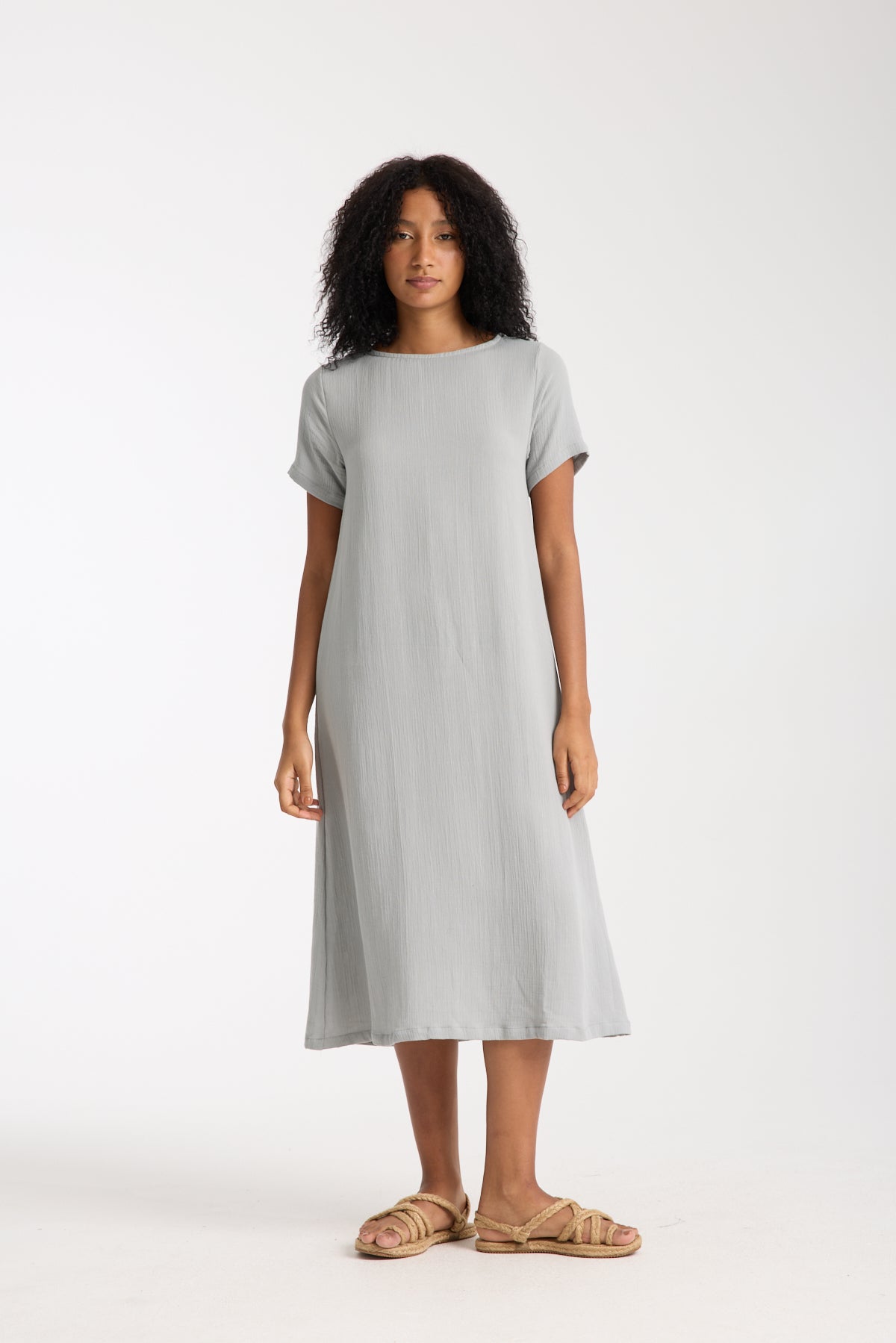 Double Layered Muslin Dress
