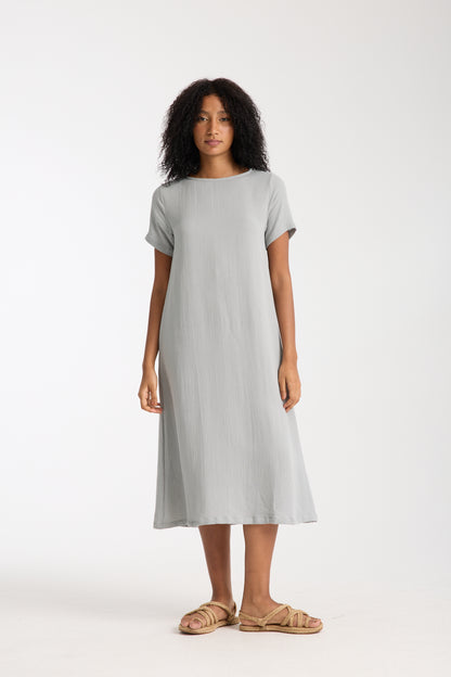 Double Layered Muslin Dress