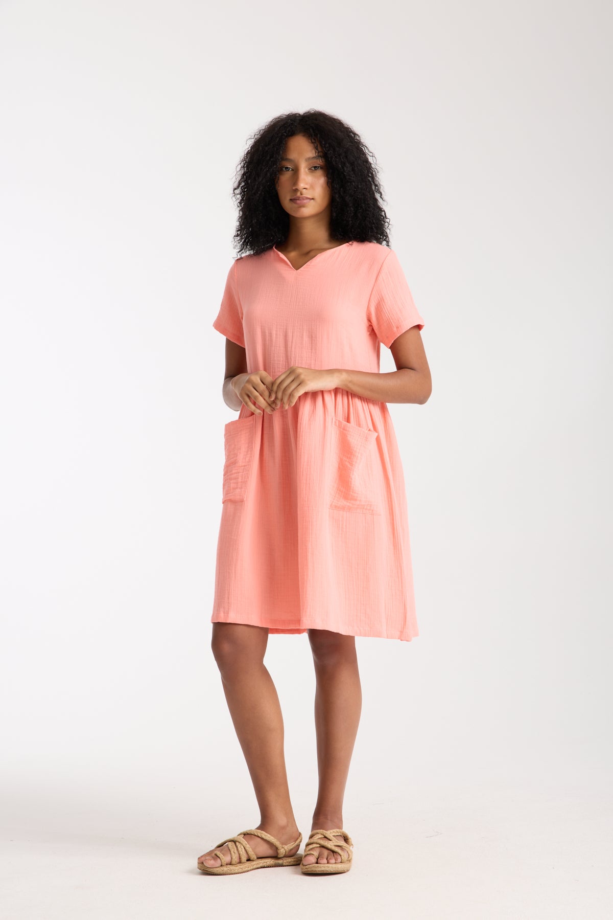 Double Layered Coral Dress