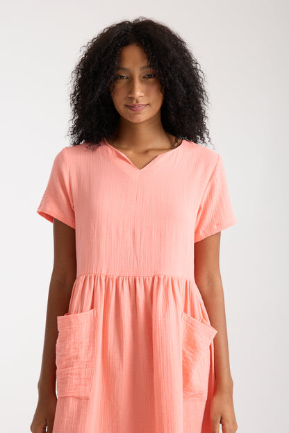 Double Layered Coral Dress