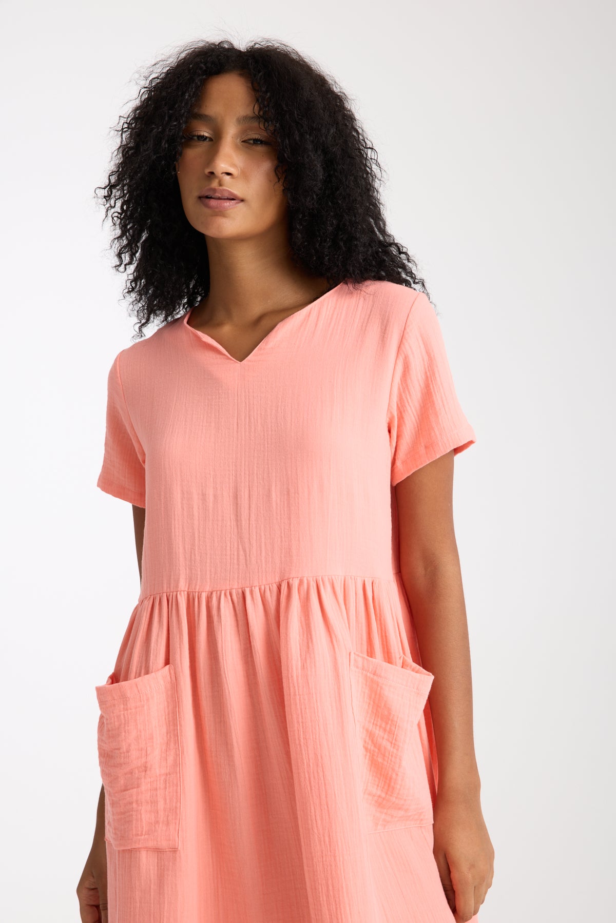 Double Layered Coral Dress