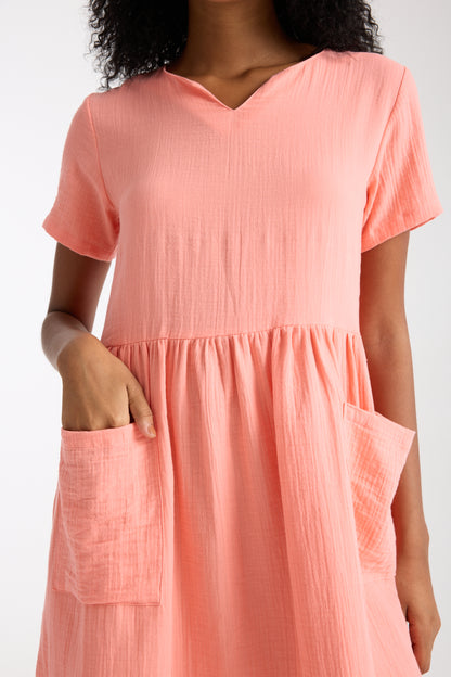 Double Layered Coral Dress