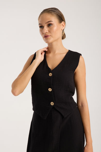 Mysa Vest and Skirt Set